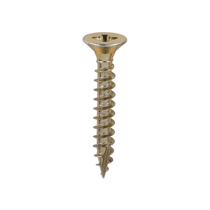 TIMCO Classic Screw PZ3 CSK ZYP 6.0 x 40 Gold Pack 200