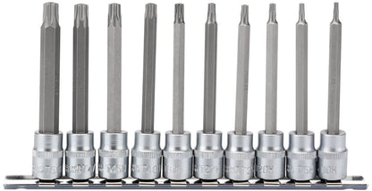 Draper TX-STAR SEC 10PC 3/8 SOCK BIT 16333 Draper TX-STARÂ® Security Socket Bit Set, 3/8" Sq. Dr. (10 Piece)