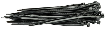 Draper 2.5X100MM CABLE TIE 100 BLACK 70389 Cable Ties (Pack of 100)