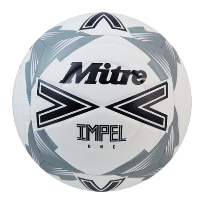 Mitre Impel One Football - 4 - White/Black/Grey