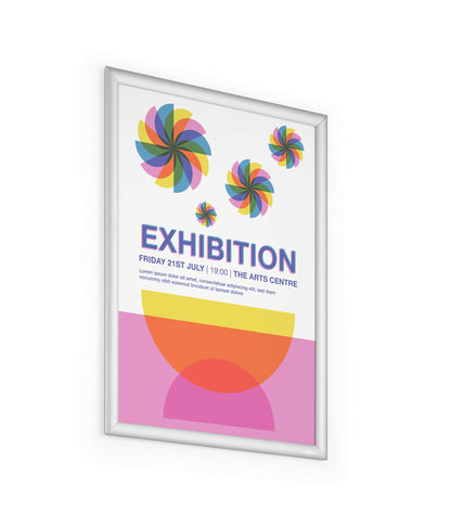 Durable Aluminium Snap Frame Retail Clip Poster Holder Notice Board | A1