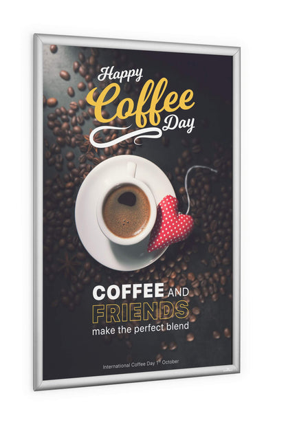 Durable Aluminium Snap Frame Retail Clip Poster Holder Notice Board | A1