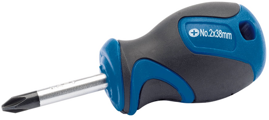 Draper NO.2 X 38MM CROSS S/DRIVER 50181 Soft Grip Cross Slot Screwdrivers