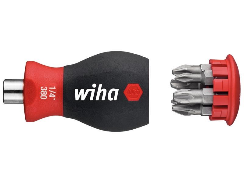WHA Magnetic SoftFinish  Stubby Screwdriver with Bit Magazine (PH, PZ)