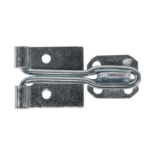 TIMCO Wire Pattern Hasp-Staple Zinc 4" Silver Pack 1