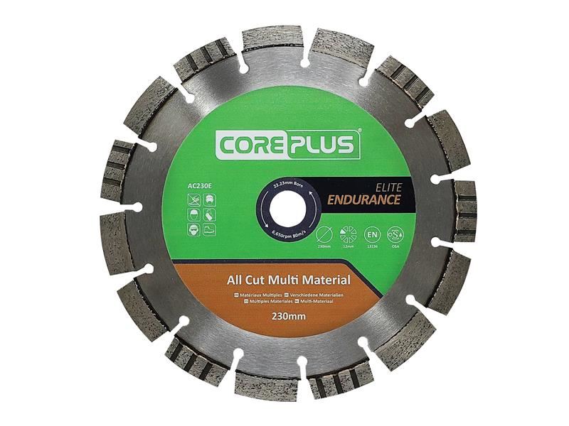 CorePlus CORDBAC230E AC230E Elite All Cut Multi-Material Diamond Blade 230mm