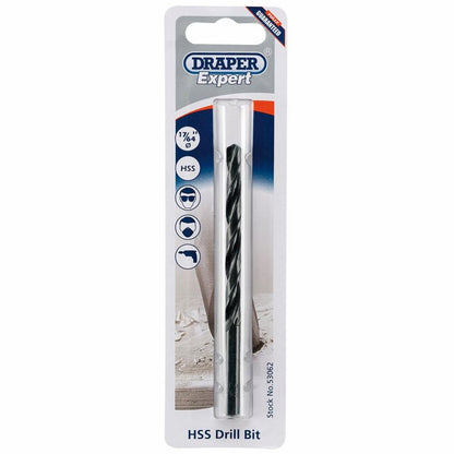 Draper 17/64 HSS TWIST DRILL PCKD 53062 Imperial HSS Drill Bits
