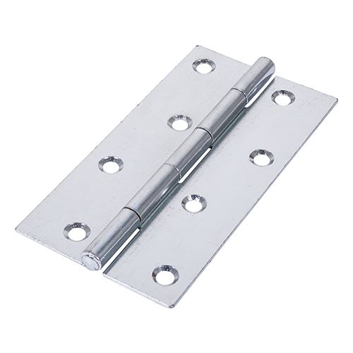 TIMCO Narrow Butt Hinge U/C Zinc 127 x 65 Silver Pack 2