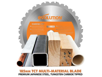 EVL R185CCSX Circular Track Saw Kit 185mm 1600W 240V