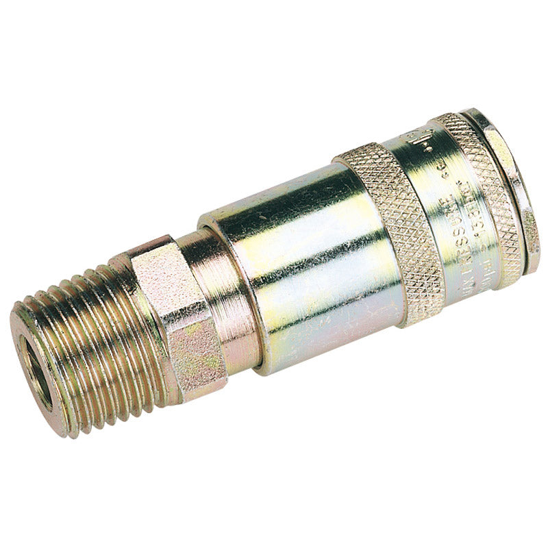 DRAPER 51411 - 1/2" BSP Taper Male Thread Verte x Air Coupling