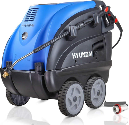 Hyundai 6.3kW Hot Pressure Washer 140°C Industrial Power Washer 3050 PSI