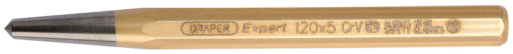 Draper CENTRE PUNCH 120MMX5MM BULK 51760 Octagonal Centre Punches