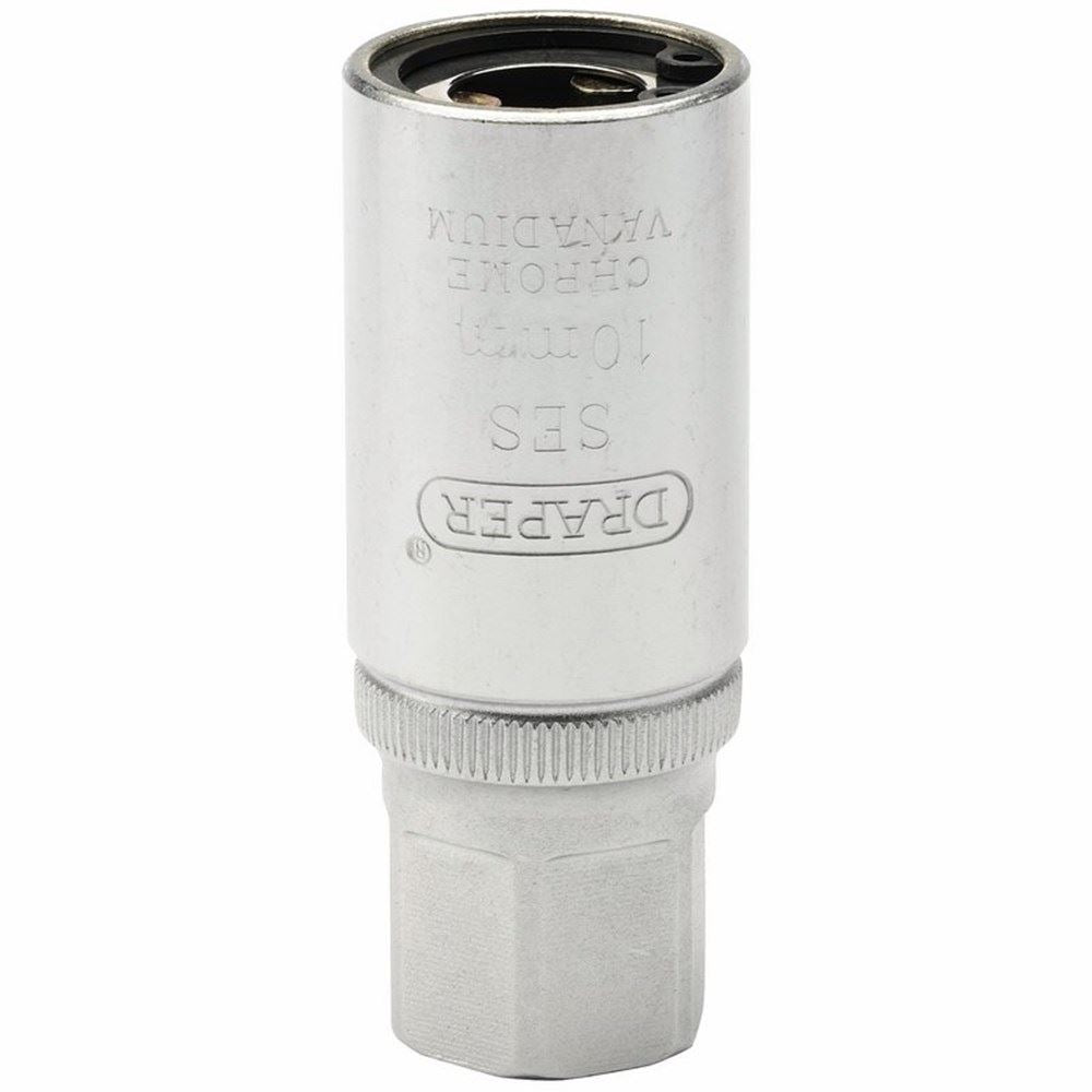 58710 Draper Stud Extractor, 10mm YSES-3 Socket 1/2 Stud Extractor Sockets Professional Trade DIY Workshop Garage Use