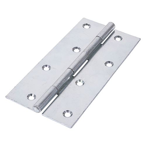 TIMCO Narrow Butt Hinge U/C Zinc 150 x 75 Silver Pack 2