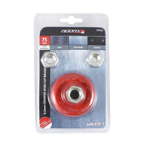 TIMCO Grinder Crimp Wire Cup Brush 75mm Pack 1