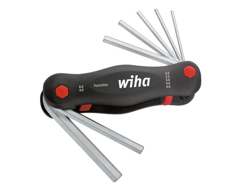 WHA PocketStar Hex Key Set, 7 Piece (2-8mm)