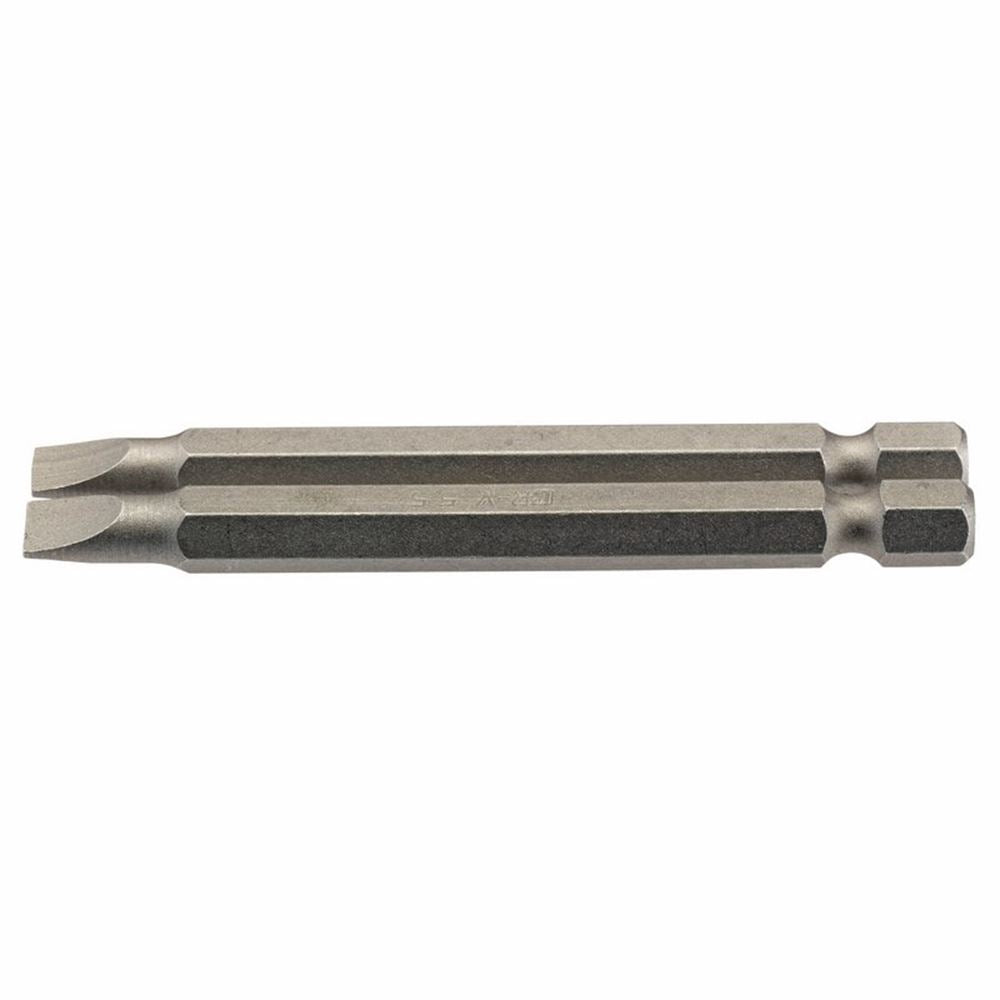 Draper 2PC 75MM 5.5MM P.SLOT.S/D.BIT 64296 1/4" Hex. Plain Slot E Shank Insert Bits