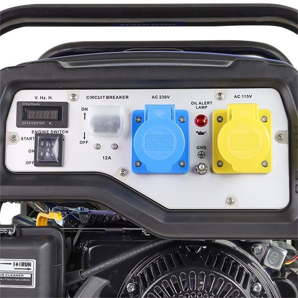 Hyundai HY3800LEK-2 Petrol Generator 3.2kW 4kVA Electric Start Portable Site Power Backup Power Portable Backup Site Power