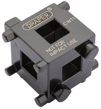 Draper CALIPER WIND BACK TOOL 52334 3/8" Sq. Dr. Rear Brake Caliper Wind Back Cube