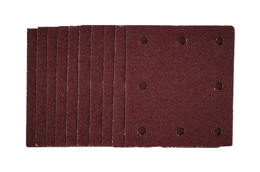 Draper SANDING SHEET 115X105MM 40G 52388 52388 1/4 Sanding Sheets with Hook and Loop, 115 x 105mm (Pack of 10)