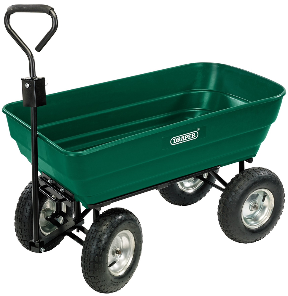 Draper 120L MOBILE TIPPER CART 450KG 52628 52628 Tipping Carts