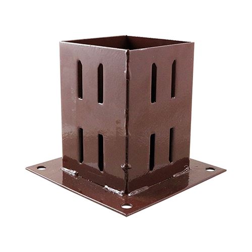 MOQ - TIMCO Bolt Down Shoe - Quick Fit Red 75mm Red Pack 1