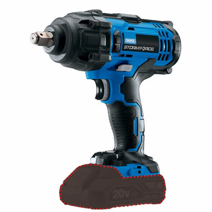 89518 Draper Storm Force Storm Force 20V Mid-Torque Impact Wrench, 1/2 Sq. Dr., 400N Spanner/Wrench Impact Drivers and Wrenches Professional Trade D