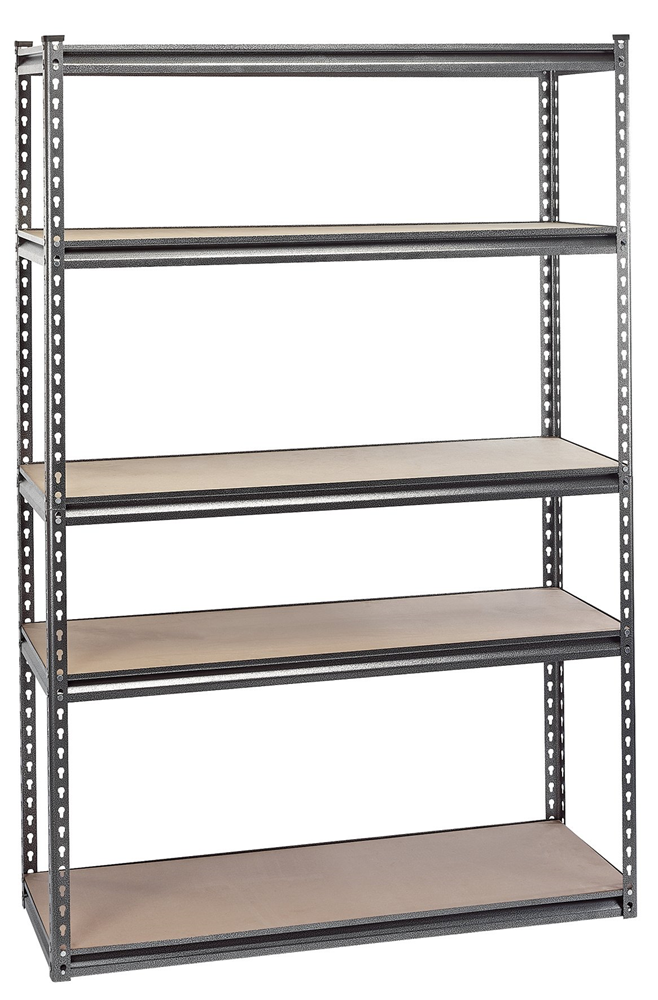 Draper 5SHELF METAL UNIT 122X61X183CM 52958 Heavy-Duty Steel Shelving Unit â€“ Five Shelves (L1220 x W610 x H1830mm)