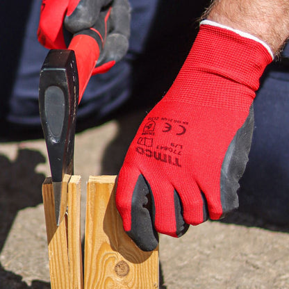 TIMCO Toughlight Glove Latex Sandy Medium Pack 1
