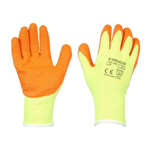 TIMCO Eco Glove Latex Crinkle Large Pack 1