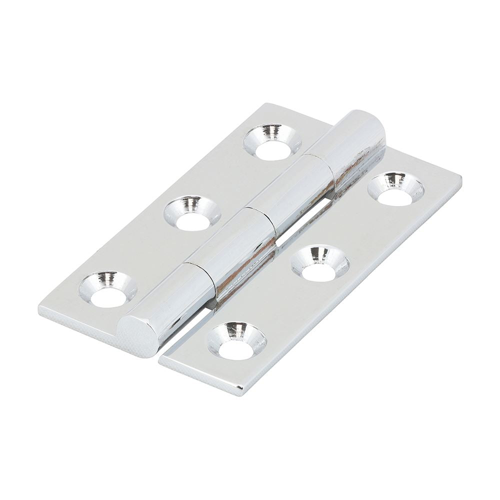 TIMCO Solid Drawn Hinge P/Chrome 50 x 28 Pack 2