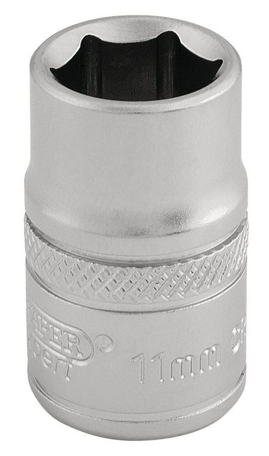 16536 Draper Expert Expert 6 Point Metric Socket, 3/8 Sq. Dr., 11mm D-MM/MS 3/8 Sockets Professional Trade DIY Workshop Garage Use