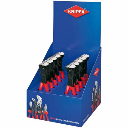 DRAPER 10643 - Knipex 00 18 01 V10 Countertop Display of 10 x 200mm End Cutting Pliers