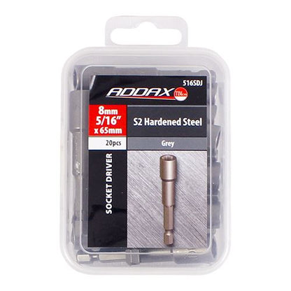 TIMCO Magnetic Socket Driver - S2 5/16 x 65 Pack 1