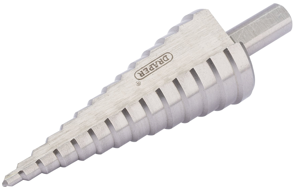 Draper HSS STEP DRILL - 4-30MM 53871 Step Drill Bit, 4 - 30mm