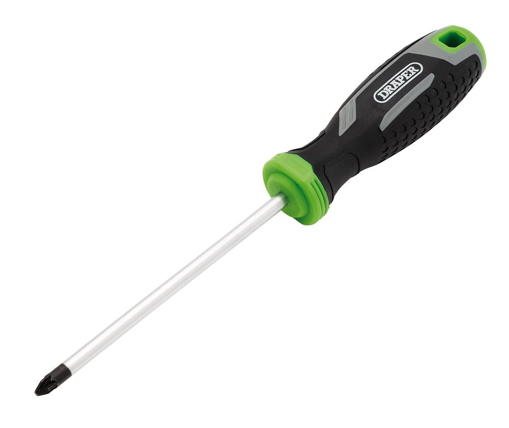 Draper PZ2X125MM POZI SCREWDRIVER Pozi Soft Grip Screwdrivers