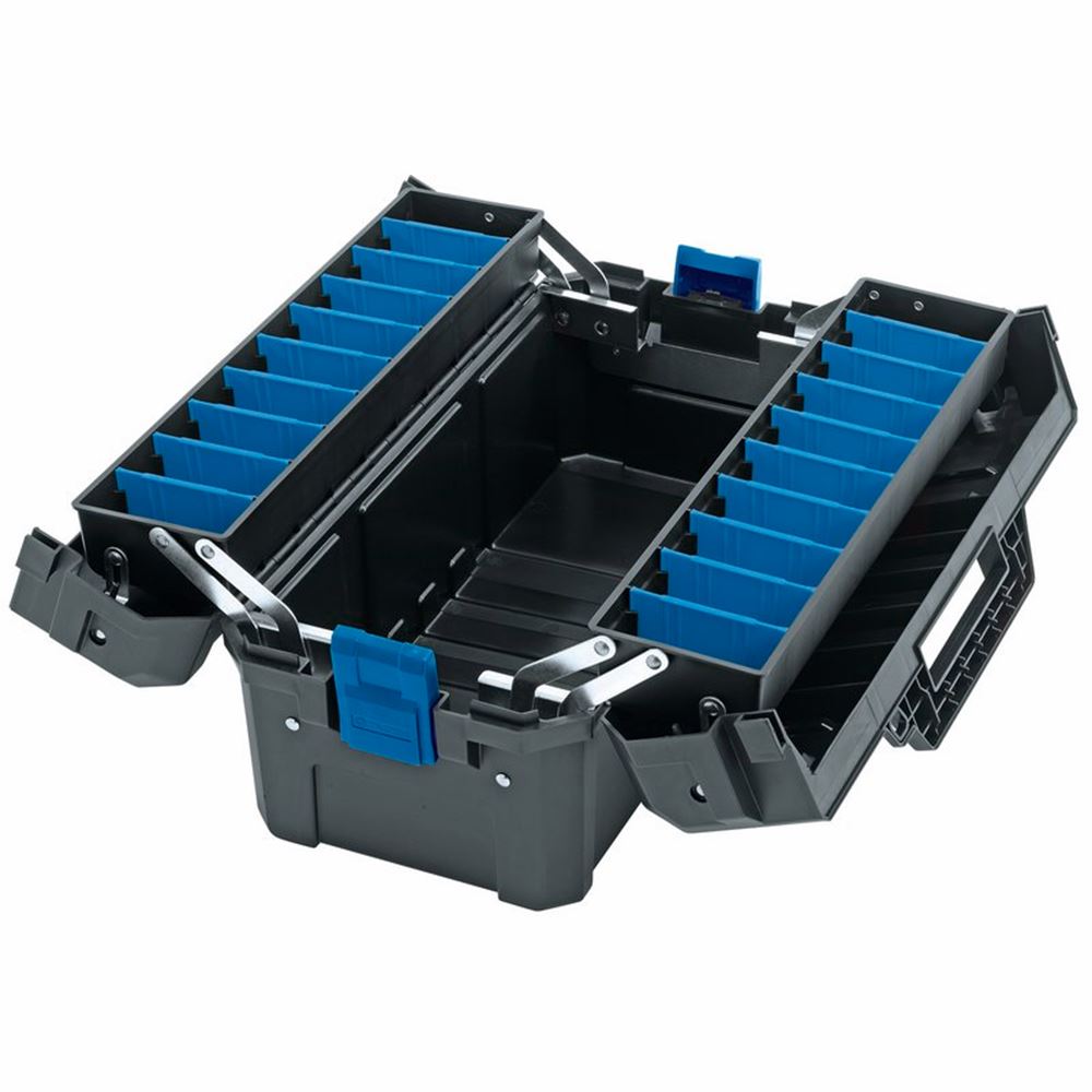 Draper PLAS.CANTILEVER TOOL BOX 18 14709 Plastic Cantilever Toolbox, 454mm