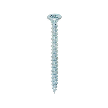 TIMCO Solo Woodscrew PZ2 CSK Zinc 4.0 x 45 Silver Pack 200
