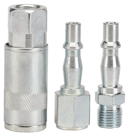 Draper 1/4BSP AIRLINE COUPLING SET 81295 1/4" BSP Air Line Coupling Set (3 Piece)