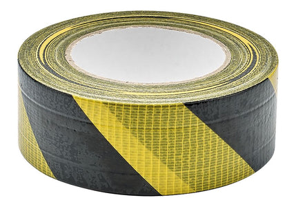 12616 Draper Hazard Tape, 50m x 48mm TP-HAZ.48M Tape Rolls Professional Trade DIY Workshop Garage Use