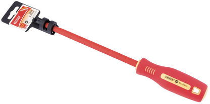 Draper 200X8.0MM VDE P/SL S/G.- (PKD) 54272 54272 VDE Approved Fully Insulated Soft Grip Plain Slot Screwdrivers (display packed)