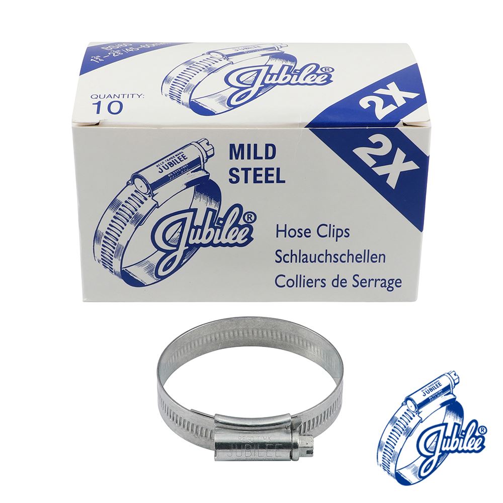 TIMCO Jubilee Clip Mild Steel 45-60mm Pack 10