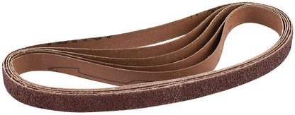 Draper ABRAS/BELTS 13X457MM PCK5 ASST 92455 Aluminium Oxide Abrasive Belts (13 x 457mm)