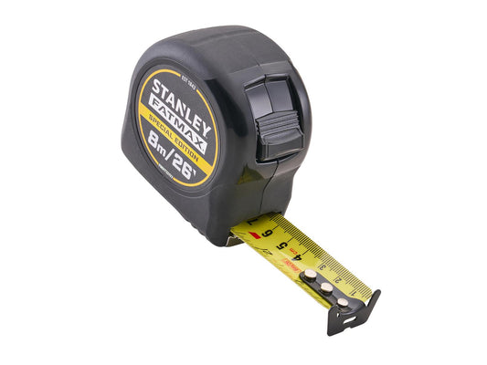 Stanley 8m (26ft) Classic Tape Professional Trade DIY Workshop Equipment