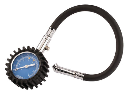 91357 Draper Tyre Pressure Gauge, 0 - 100psi, 0 - 7 bar TPG3 Tyre Inflating Equipment Professional Trade DIY Workshop Garage Use