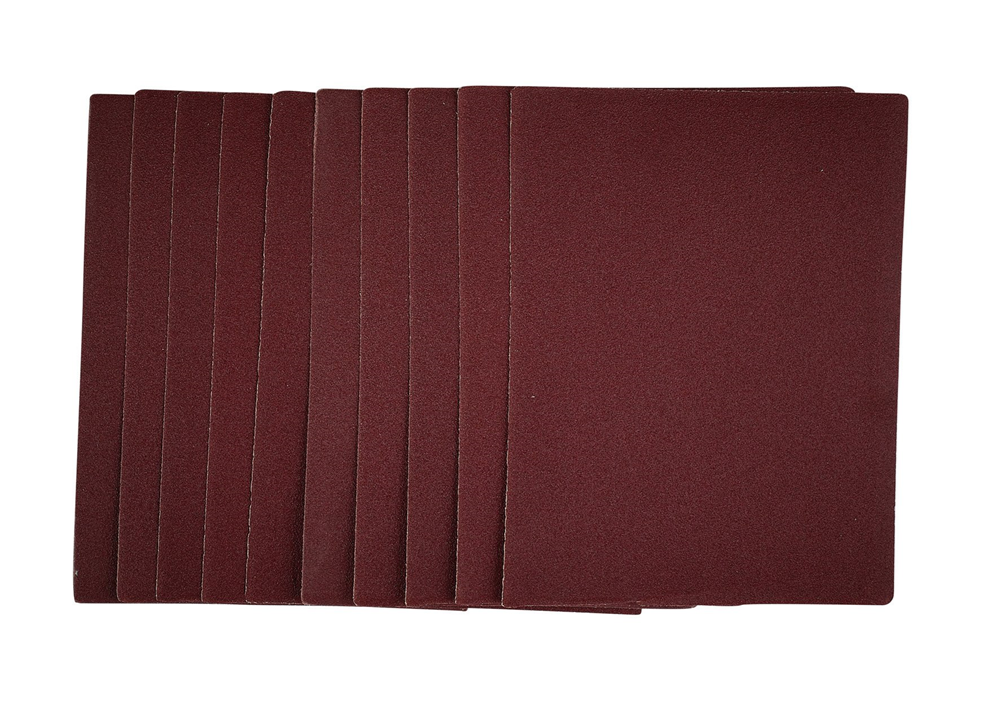 Draper SANDING SHEET 115X150MM 120G 54733 54733 1/4 Sanding Sheets, 115 x 150mm (Pack of 10)