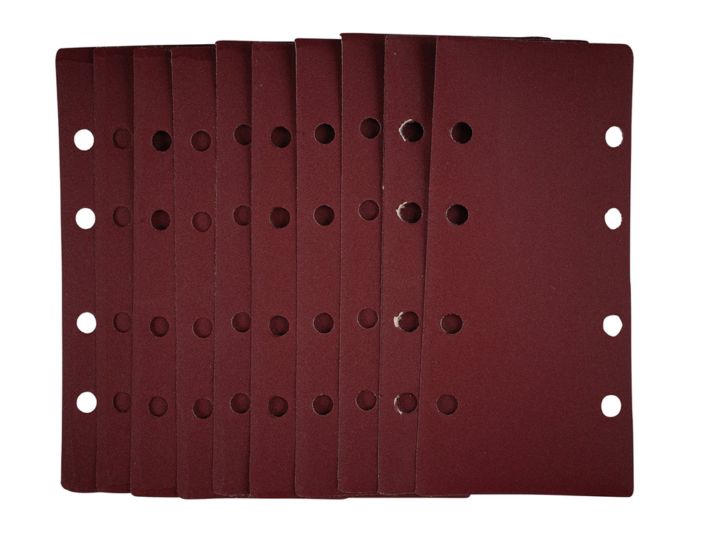 Draper SANDING SHEET 93X190MM 240G 54873 54873 1/3 Sanding Sheets with Hook and Loop, 93 x 190mm (Pack of 10)