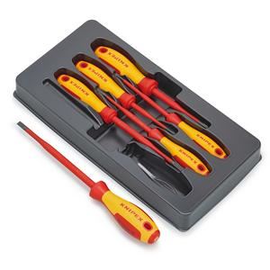 Draper VDE SET OF SCREWDRIVERS S/PH 28009 28009 VDE Insulated Slotted/PhillipsÂ® Screwdriver Set