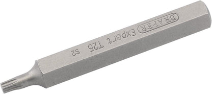 Draper DRAPER TX-STAR BIT T25 X 75MM 33359 Spare 10mm Hex. Insert Bits For Mechanic's Bit Sets