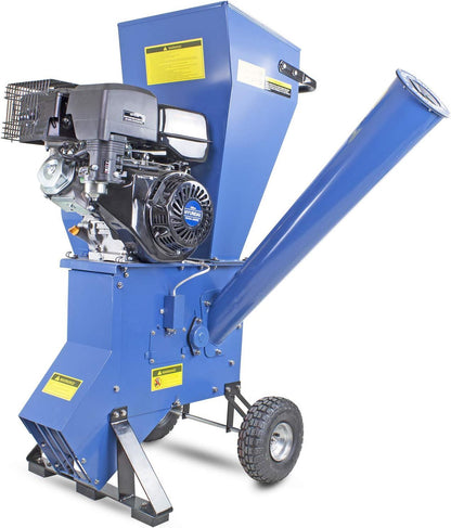Hyundai HYCH1400 Petrol Wood Chipper 420cc 102mm 4-Stroke Garden Shredder Mulcher Garden Shredder Mulcher
